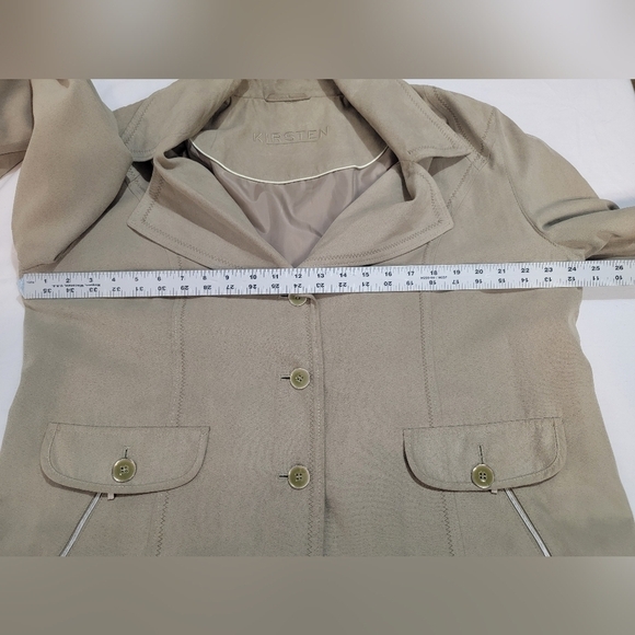 KIRSTEN MADE IN GERMANY Women's XL Soft Polyester Jacket Button Closure - Picture 2 of 13